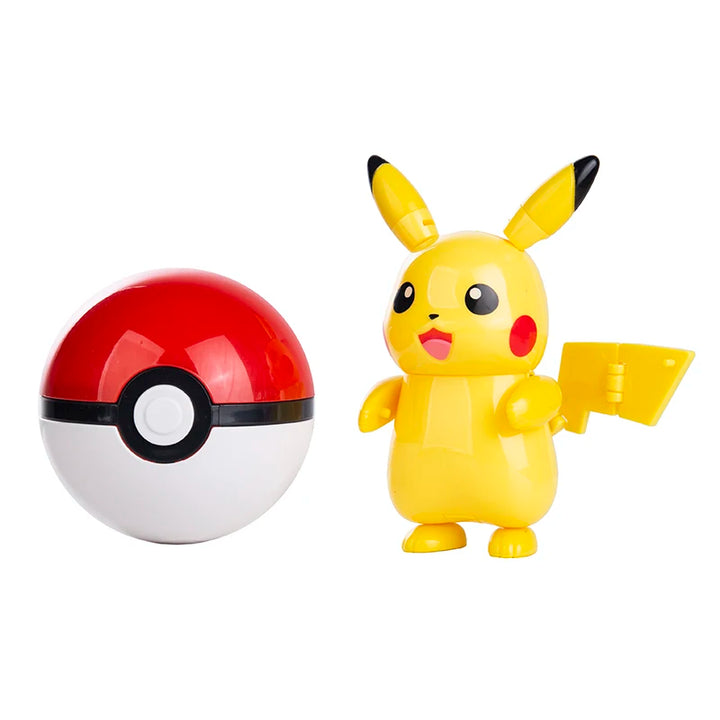 New Genuine Pokemon 9 Different Styles Toy Set Pokeball Pocket Monster Pikachu Eevee Charizard Gyarados Blastoise Figures Model
