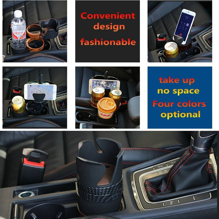 4-In-1 Rotatable Car Cup Holder - Tinker's Way
