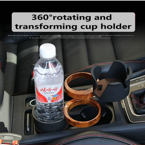 4-In-1 Rotatable Car Cup Holder - Tinker's Way