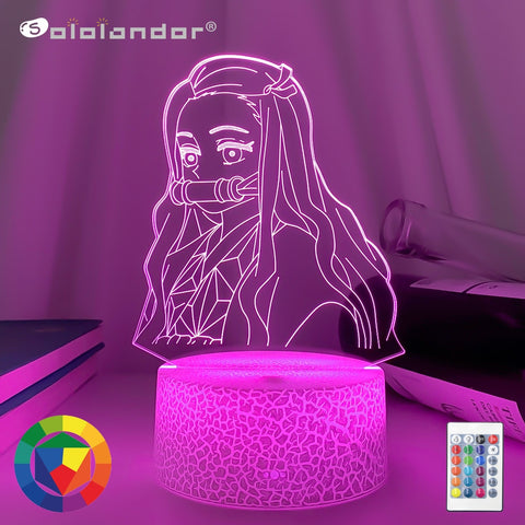 (Sololandor) Kimetsu no Yaiba LED Lamp [Nezuko Hamado]