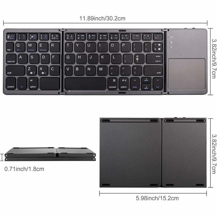 Bluetooth Keyboard With Touchpad - Tinker's Way