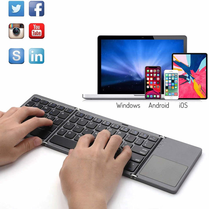 Bluetooth Keyboard With Touchpad - Tinker's Way