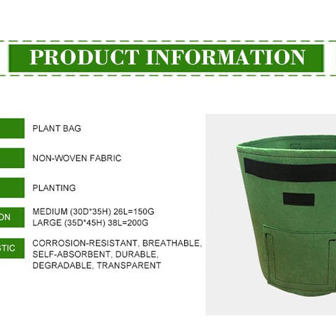 Breathable Vegetable Grow and Storage Bag - Tinker's Way