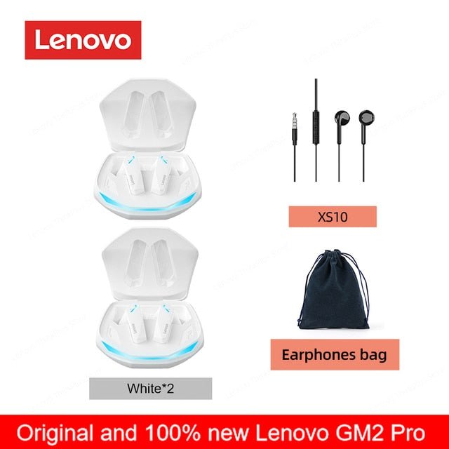 Lenovo GM2 Pro Wireless Earbuds w/ Mic - Tinker's Way