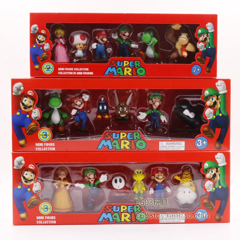 Super Mario Bros PVC Action Figure Toys - Tinker's Way