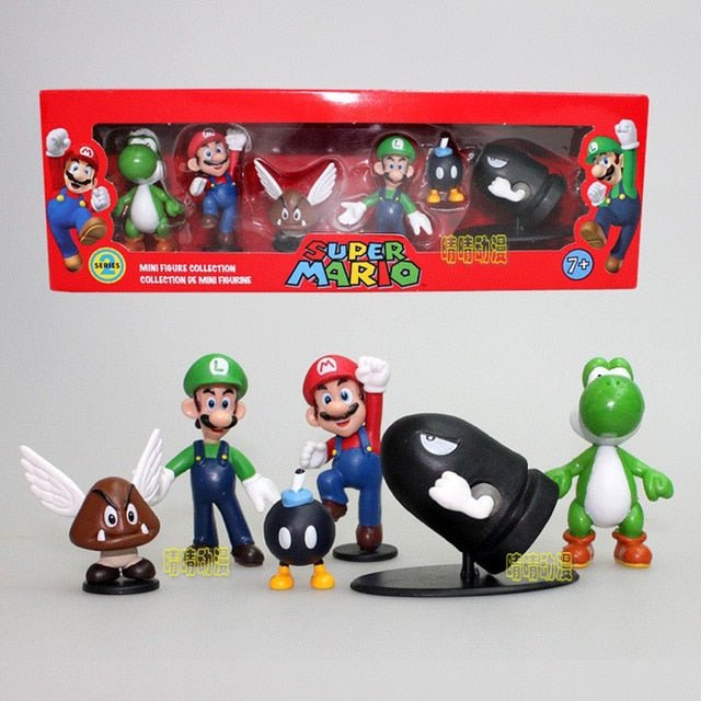 Super Mario Bros PVC Action Figure Toys - Tinker's Way