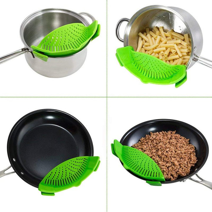 Universal Silicone Clip-on Strainer - Tinker's Way